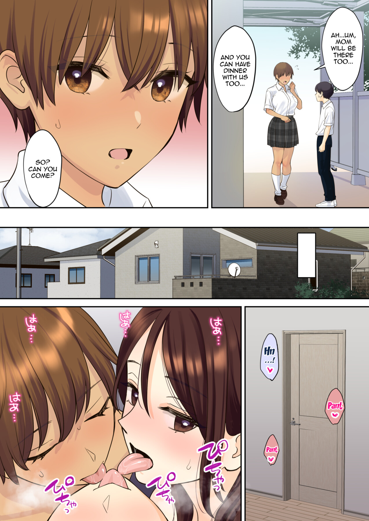 Hentai Manga Comic-A Story About a Boy Getting His Virginity Stolen by His (Girl) Friend's Mom 2-Read-50